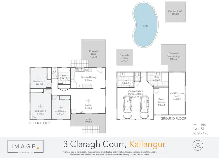 Floorplan of Homely house listing, 3 Claragh Court, Kallangur QLD 4503
