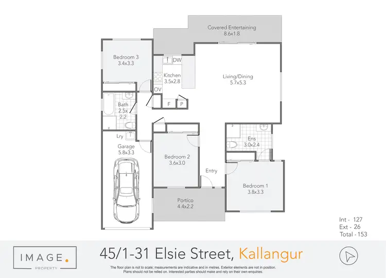 Floorplan of Homely unit listing, 45/1 Elsie Street, Kallangur QLD 4503