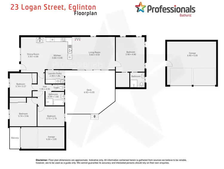 Floorplan of Homely house listing, 23 Logan Street, Eglinton NSW 2795