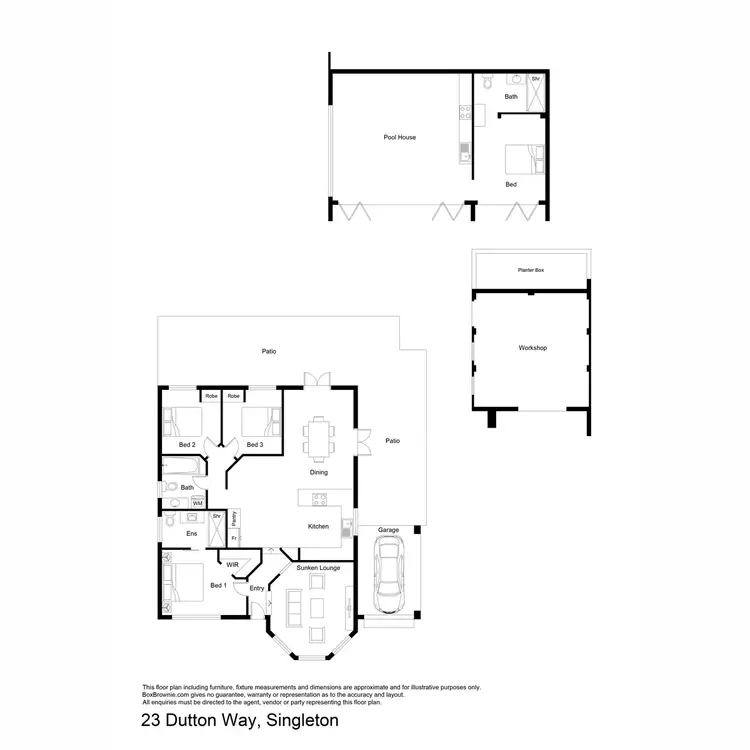 Floorplan of Homely house listing, 23 Dutton Way, Singleton WA 6175