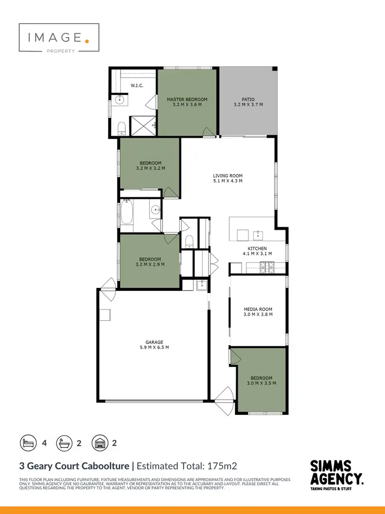 Floorplan of Homely house listing, 3 Geary Court, Caboolture QLD 4510