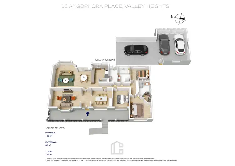 Floorplan of Homely house listing, 16 Angophora Place, Valley Heights NSW 2777