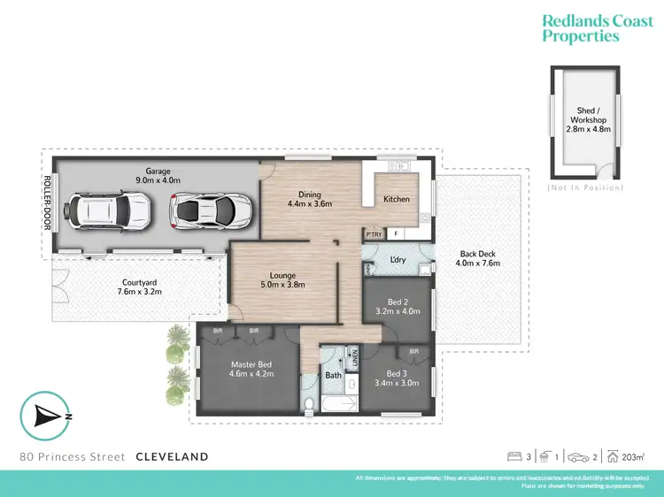 Floorplan of Homely house listing, 80 Princess Street, Cleveland QLD 4163