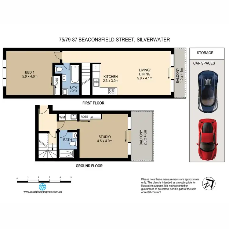 Floorplan of Homely apartment listing, 75/79-87 Beaconsfield Street, Silverwater NSW 2128