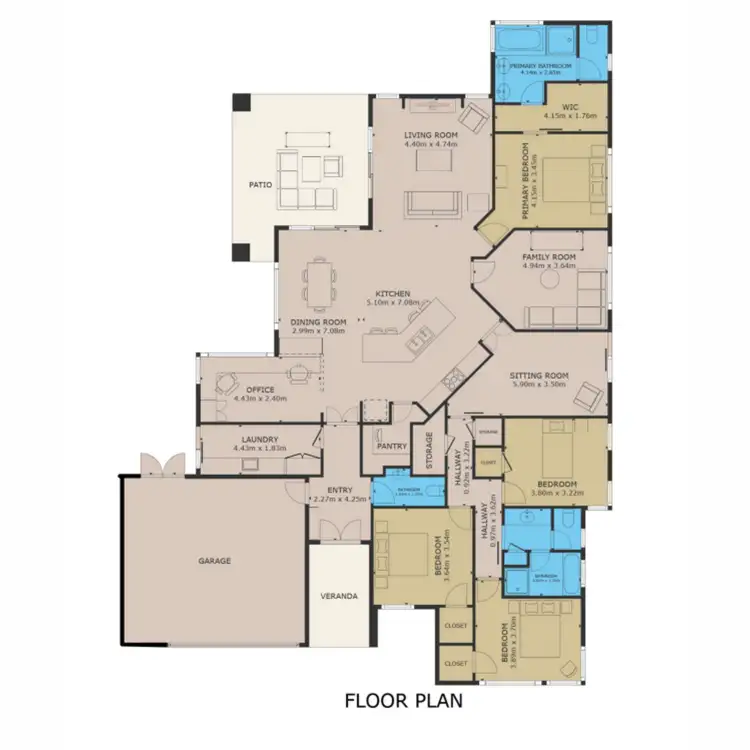 Floorplan of Homely house listing, 36 Second Avenue, Bassendean WA 6054