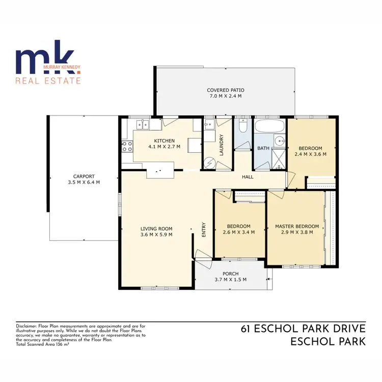 Floorplan of Homely house listing, 61 Eschol Park Drive, Eschol Park NSW 2558