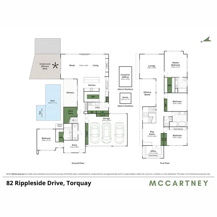 Floorplan of Homely house listing, 82 Rippleside Drive, Torquay VIC 3228
