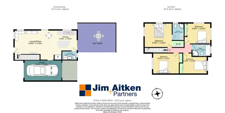 Floorplan of Homely townhouse listing, 5/9 West Street, Kingswood NSW 2747