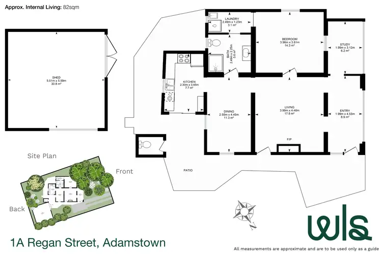 Floorplan of Homely house listing, 1a Regan Street, Adamstown NSW 2289