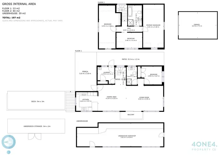 Floorplan of Homely house listing, 584 Kalang Avenue, Glenorchy TAS 7010