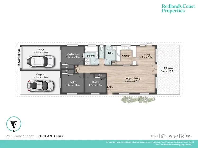 Floorplan of Homely house listing, 215 Cane Street, Redland Bay QLD 4165