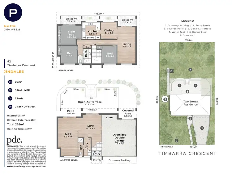 Floorplan of Homely house listing, 42 Timbarra Crescent, Jindalee QLD 4074