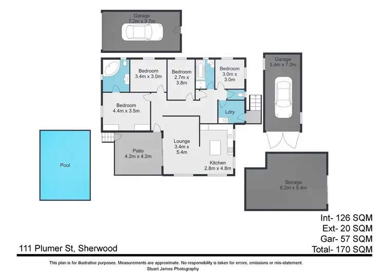 Floorplan of Homely house listing, 111 Plumer Street, Sherwood QLD 4075