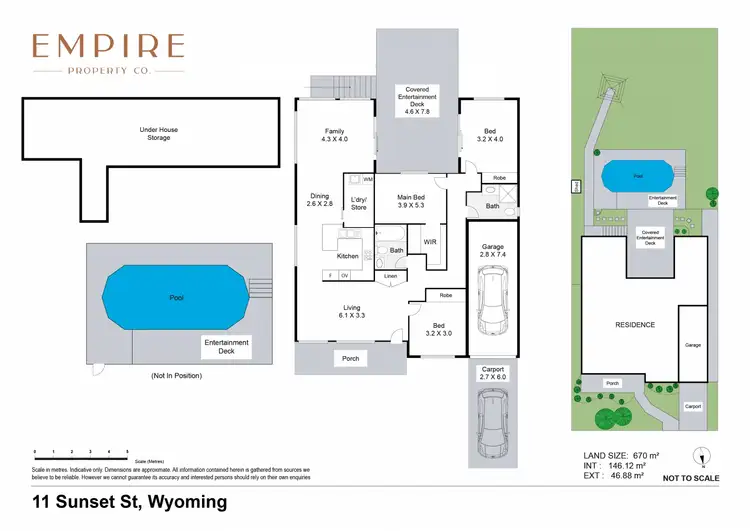 Floorplan of Homely house listing, 11 Sunset Street, Wyoming NSW 2250