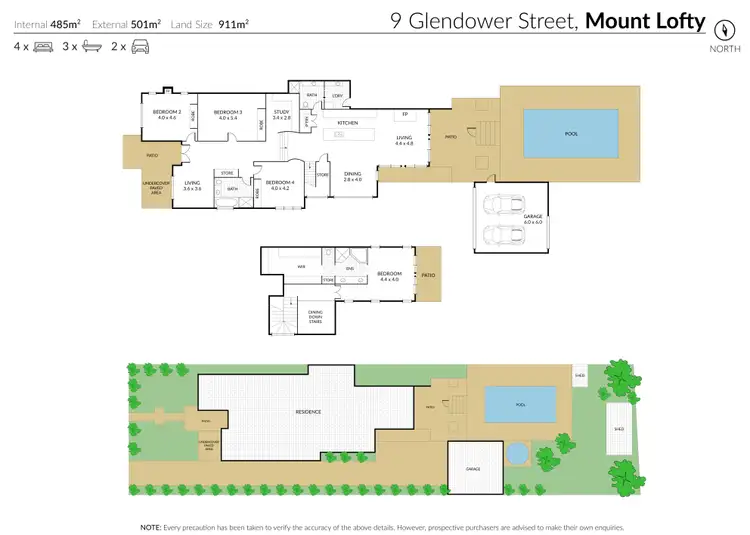 Floorplan of Homely house listing, 9 Glendower Street, Mount Lofty QLD 4350