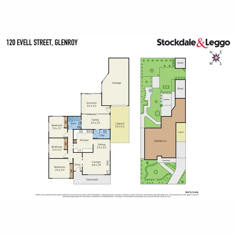 Floorplan of Homely house listing, 120 Evell Street, Glenroy VIC 3046
