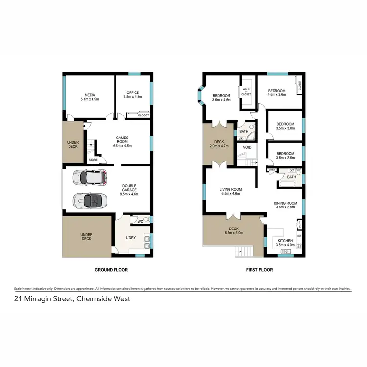 Floorplan of Homely house listing, 21 Mirragin Street, Chermside West QLD 4032
