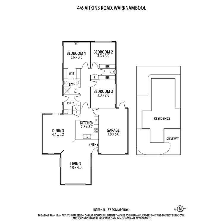 Floorplan of Homely house listing, 4/6 Aitkins Road, Warrnambool VIC 3280