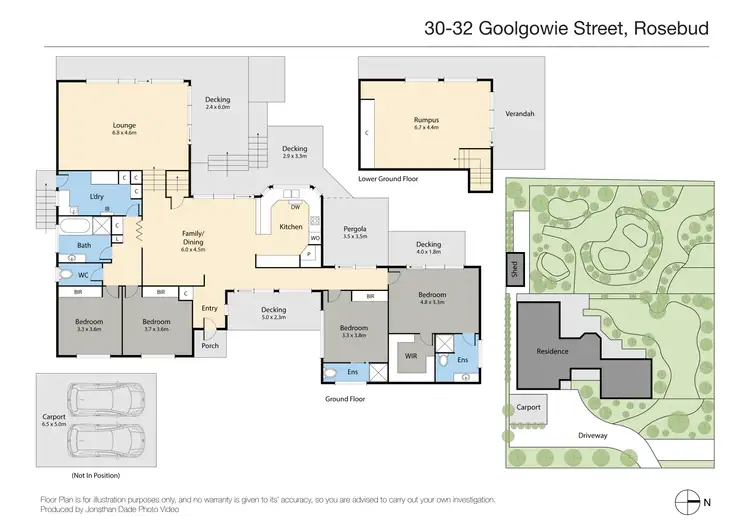 Floorplan of Homely house listing, 30-32 Goolgowie Street, Rosebud VIC 3939
