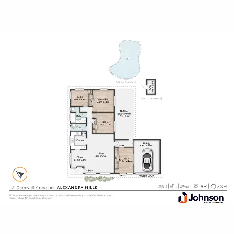 Floorplan of Homely house listing, 18 Cornwall Crescent, Alexandra Hills QLD 4161