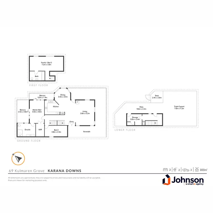 Floorplan of Homely house listing, 69 Kulmaren Grove, Karana Downs QLD 4306