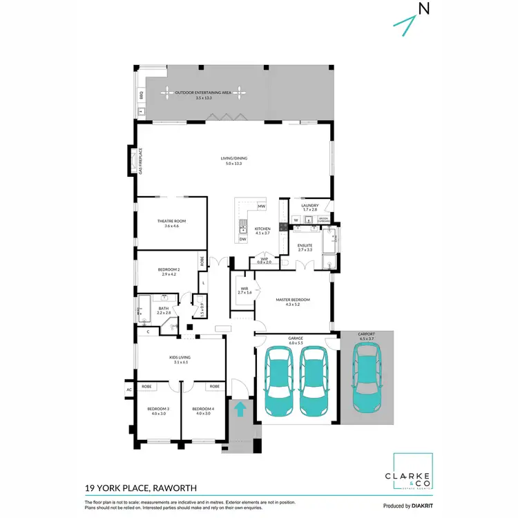 Floorplan of Homely house listing, 19 York Place, Raworth NSW 2321