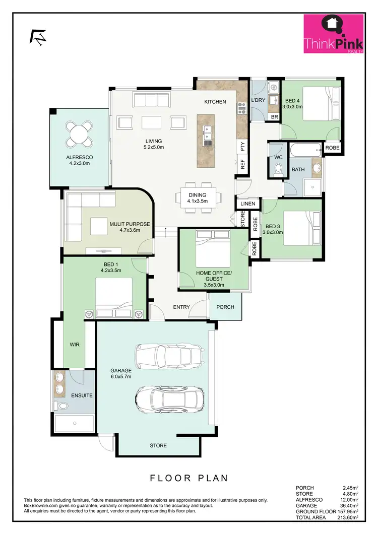 Floorplan of Homely house listing, 208B Bishopsgate Street, Carlisle WA 6101