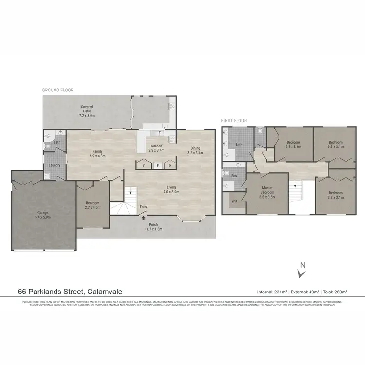 Floorplan of Homely house listing, 66 Parklands Street, Calamvale QLD 4116