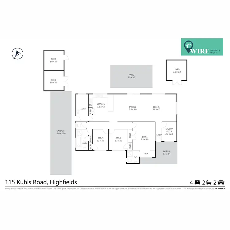 Floorplan of Homely house listing, 115 Kuhls Road, Highfields QLD 4352
