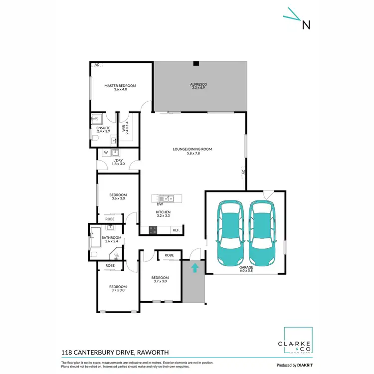 Floorplan of Homely house listing, 118 Canterbury Drive, Raworth NSW 2321