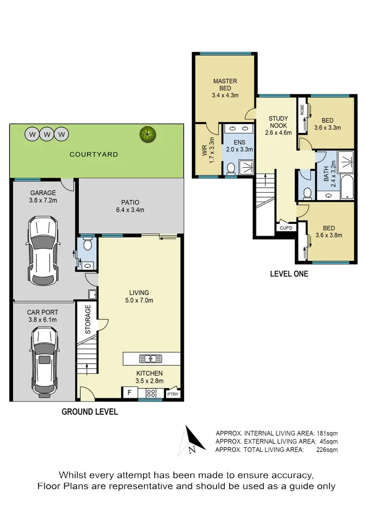 Floorplan of Homely townhouse listing, 18/40 Ellis Street, Lawnton QLD 4501