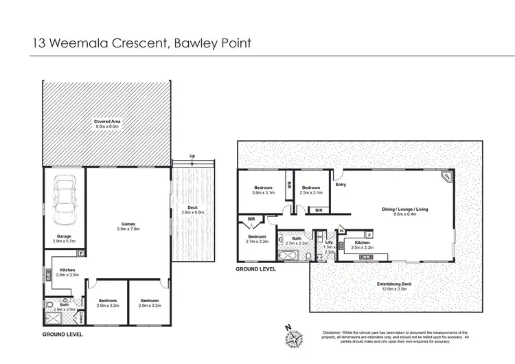 Floorplan of Homely rural property listing, 13 Weemala Crescent, Bawley Point NSW 2539