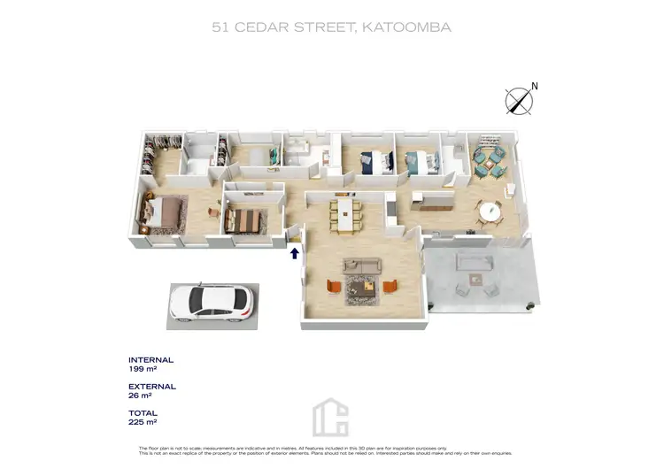 Floorplan of Homely house listing, 51 Cedar Street, Katoomba NSW 2780