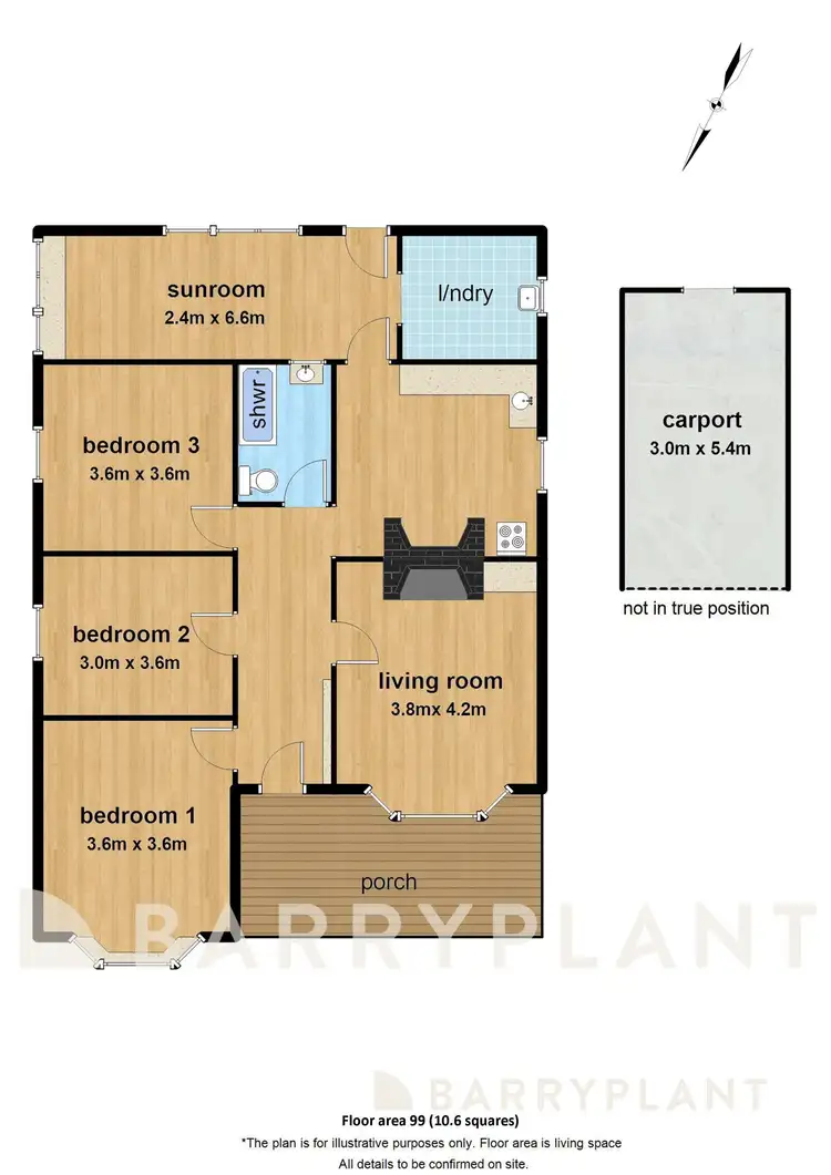 Floorplan of Homely house listing, 6 Old Monbulk Road, Belgrave VIC 3160