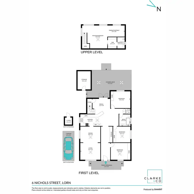 Floorplan of Homely house listing, 6 Nichols Street, Lorn NSW 2320