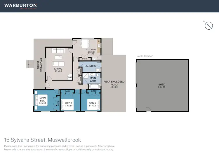 Floorplan of Homely house listing, 15 Sylvana Street, Muswellbrook NSW 2333
