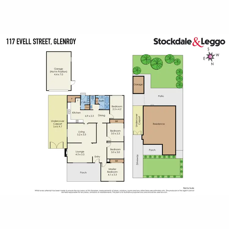 Floorplan of Homely house listing, 117 Evell Street, Glenroy VIC 3046