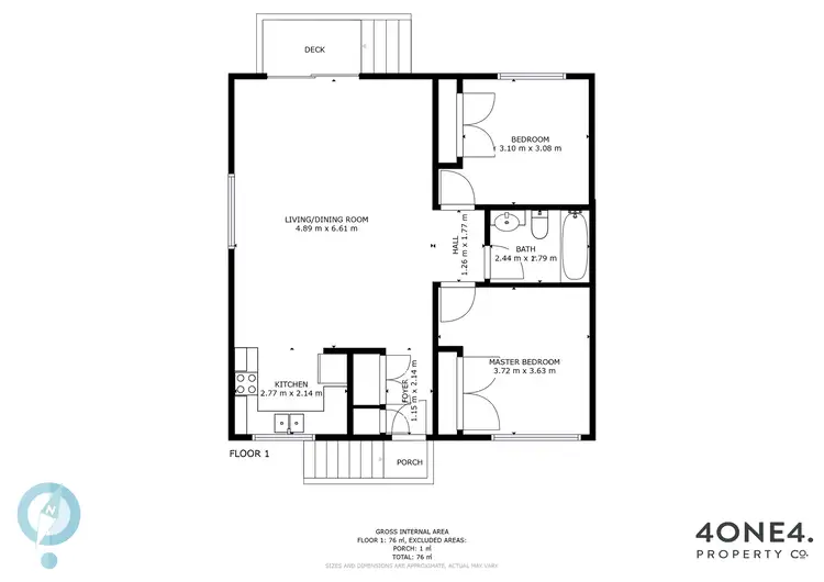 Floorplan of Homely unit listing, 6/20 - 24 Austin Crescent, Bridgewater TAS 7030