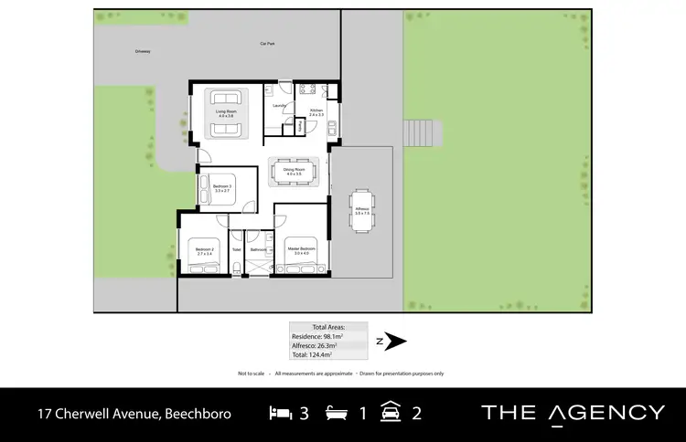 Floorplan of Homely house listing, 17 Cherwell Avenue, Beechboro WA 6063
