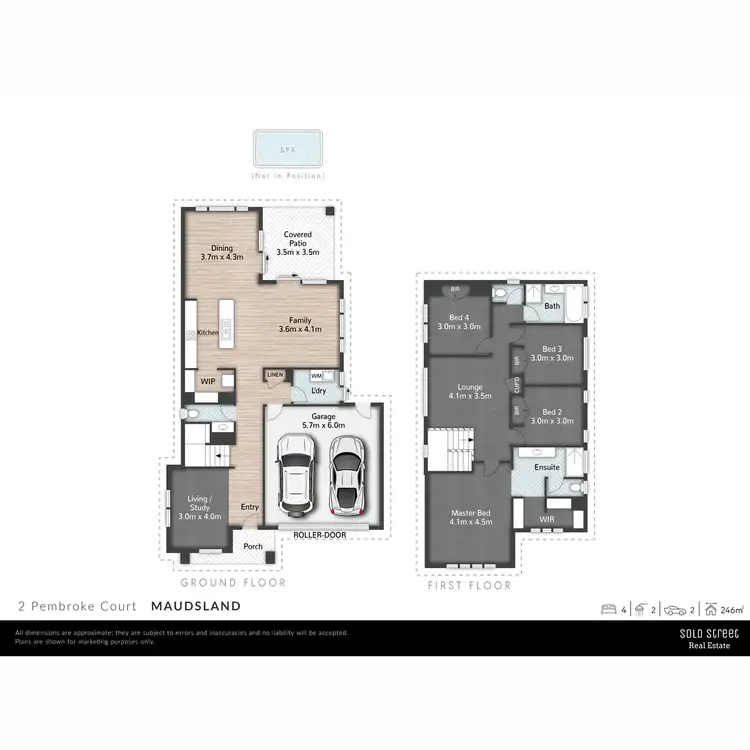 Floorplan of Homely house listing, 2 Pembroke Street, Maudsland QLD 4210