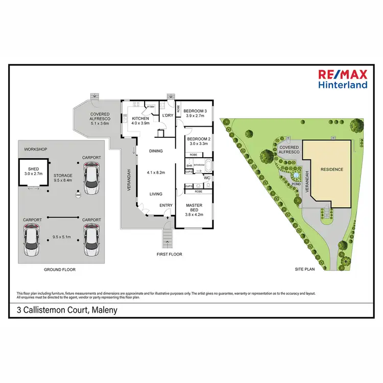 Floorplan of Homely house listing, 3 Callistemon Court, Maleny QLD 4552