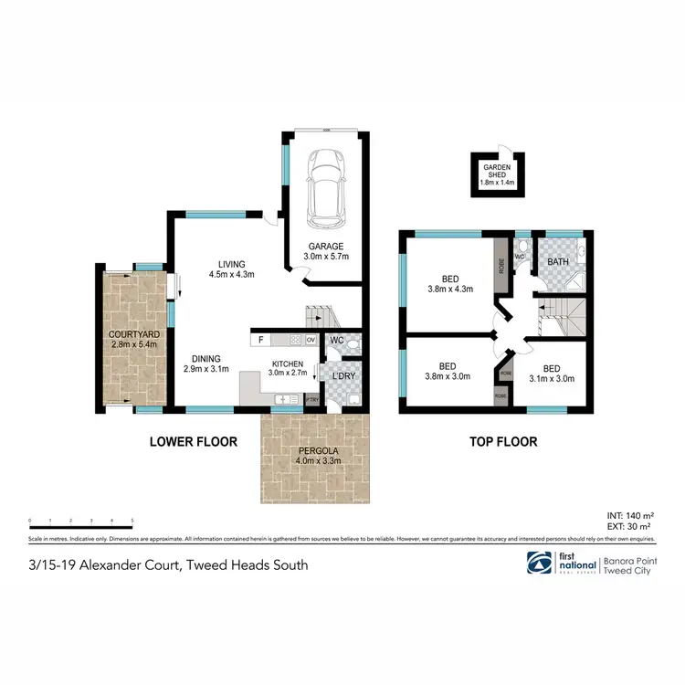 Floorplan of Homely townhouse listing, 3/15-19 Alexander Court, Tweed Heads South NSW 2486
