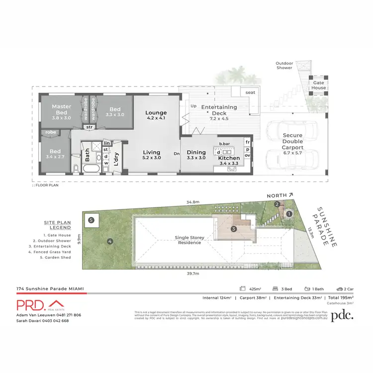 Floorplan of Homely house listing, 174 Sunshine Parade, Miami QLD 4220