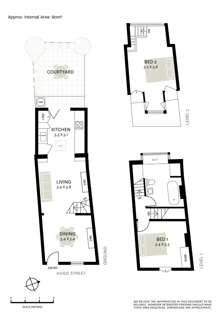 Floorplan of Homely house listing, 66 Hugo Street, Redfern NSW 2016