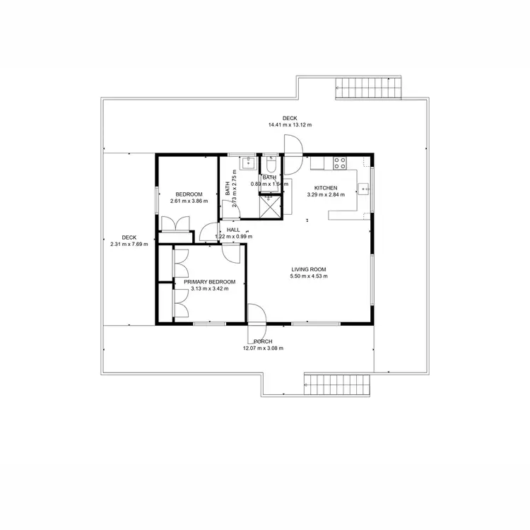 Floorplan of Homely house listing, 410 Riverview Road, Elliott Heads QLD 4670