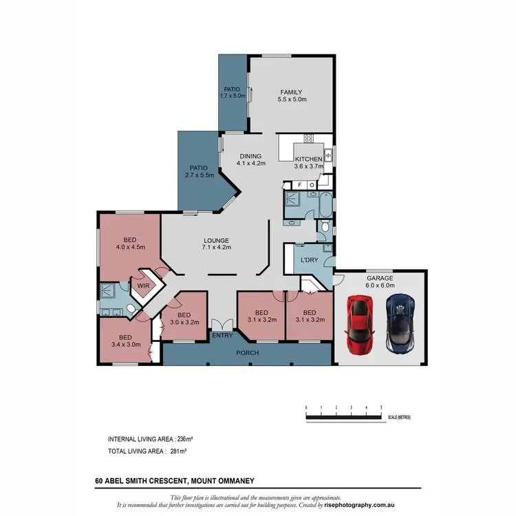 Floorplan of Homely house listing, 60 Abel Smith Crescent, Mount Ommaney QLD 4074