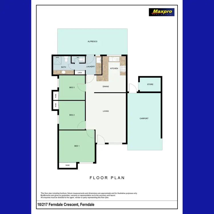 Floorplan of Homely villa listing, 10/217 Ferndale Crescent, Ferndale WA 6148
