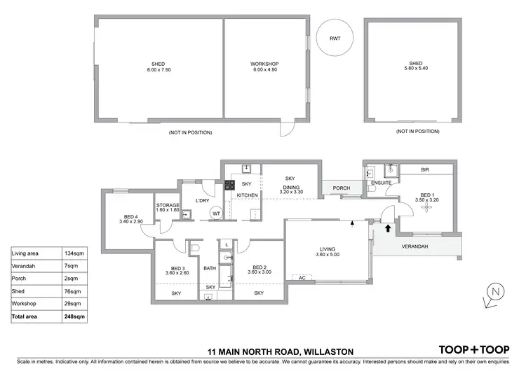 Floorplan of Homely house listing, 11 Main North Road, Willaston SA 5118