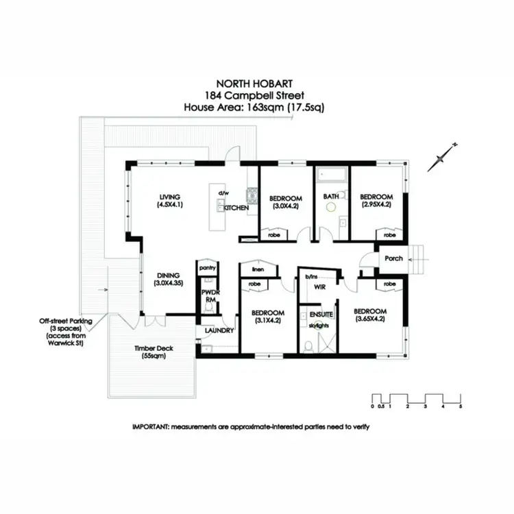 Floorplan of Homely house listing, 184 Campbell Street, North Hobart TAS 7000