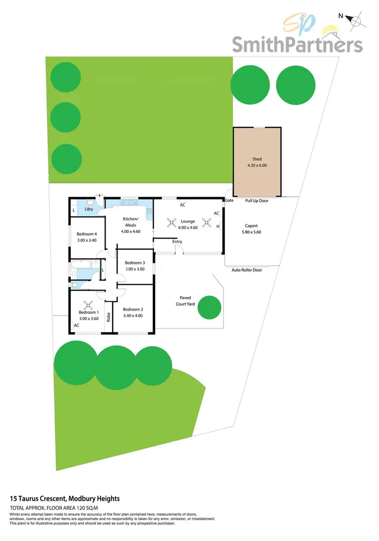 Floorplan of Homely house listing, 15 Taurus Crescent, Modbury Heights SA 5092